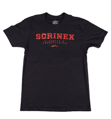 Sorinex Strength and Conditioning Tee - Black/Red