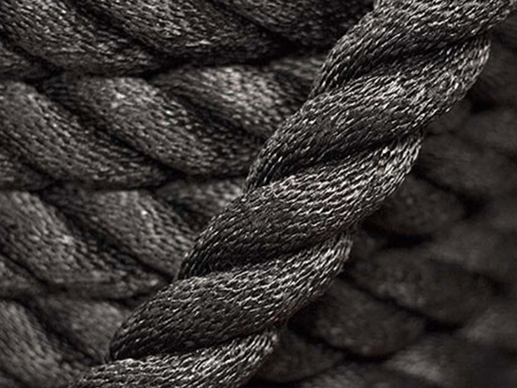 1.5 Black Dacron Conditioning Rope – Sorinex
